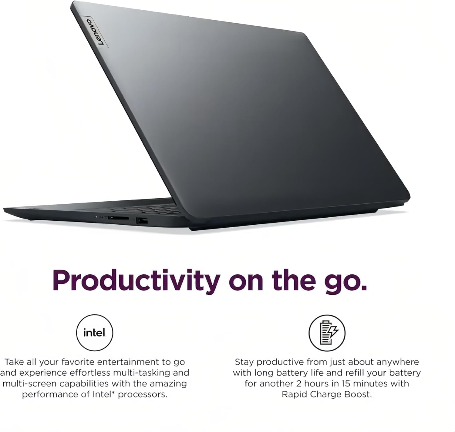 Lenovo IdeaPad Touchscreen Business Laptop  Intel 10-Core i5-1335U (Up to 4.6 GHz)  15.6" FHD Display  8GB RAM  256B SSD  Copilot AI-Ready  Wi-Fi 6  SD Card Reader  Windows 11 Home