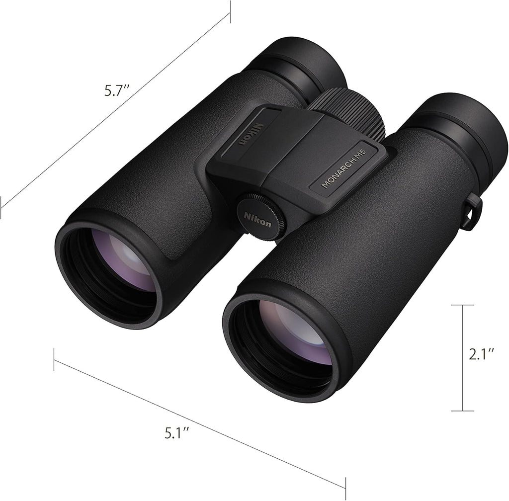 Nikon Monarch M5 8x42 Binocular | Waterproof  fogproof  Rubber-Armored Binocular with ED Glass  Long Eye Relief | Official Nikon USA Model