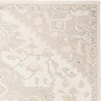 SAFAVIEH Area Rug 8x10 - Micro-Loop Collection - Large - Ivory & Beige, Handmade Wool, Shabby Chic Design, Ideal for Living Room, Bedroom, Office, Dining Space (MLP503B)
