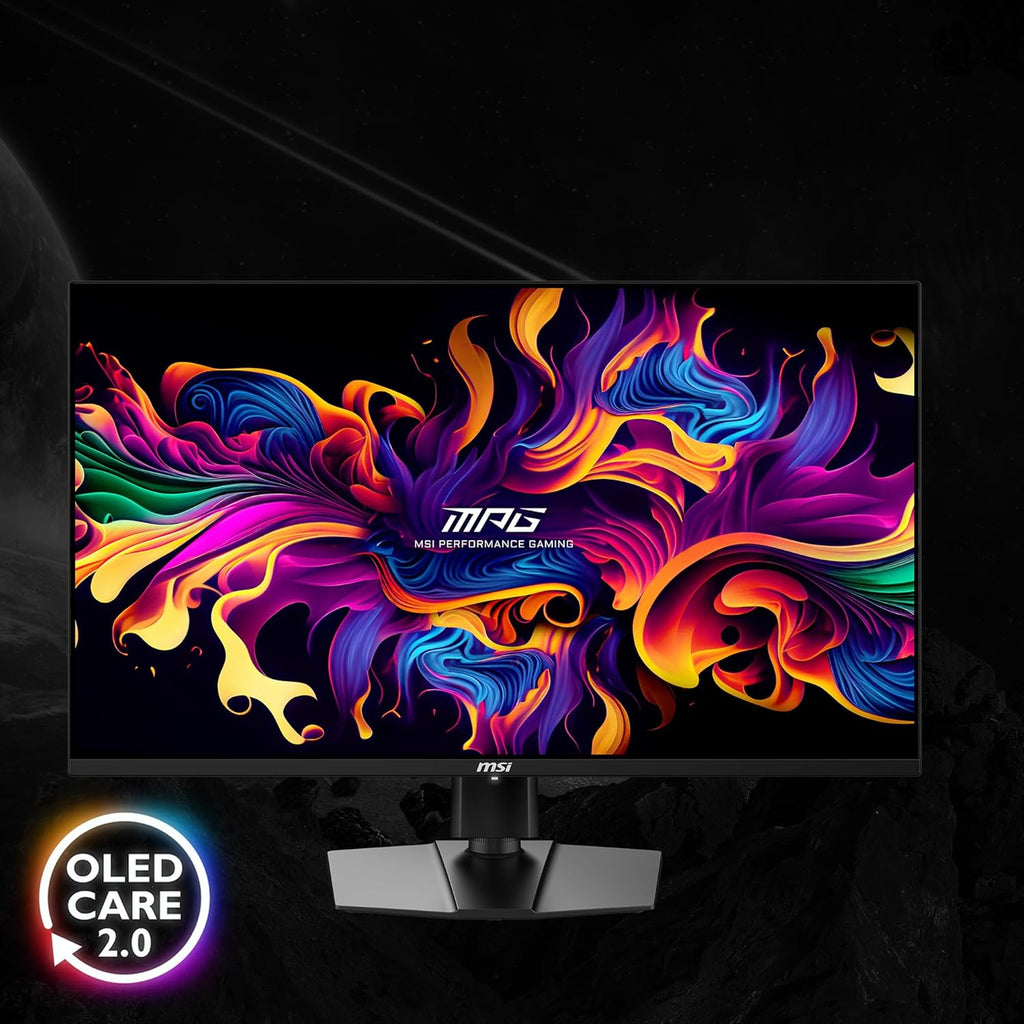 msi MPG 321URX QD-OLED  32" 4K UHD Quantum Dot OLED Gaming Monitor  3840 x 2160  0.03ms  240Hz  True Black HDR 400  90W USB Type C  HDMI  DP Port