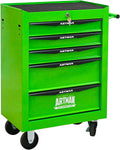 5 Drawer Rolling Tool Cart on Wheels,Multifunctional Mobile Metal Tool Chest,Drawers Rolling Trolley Organizer Tool Storage Box for Repair Shop,Warehouse,Garage,Workshop(5 Drawers-30.5"H-Green)