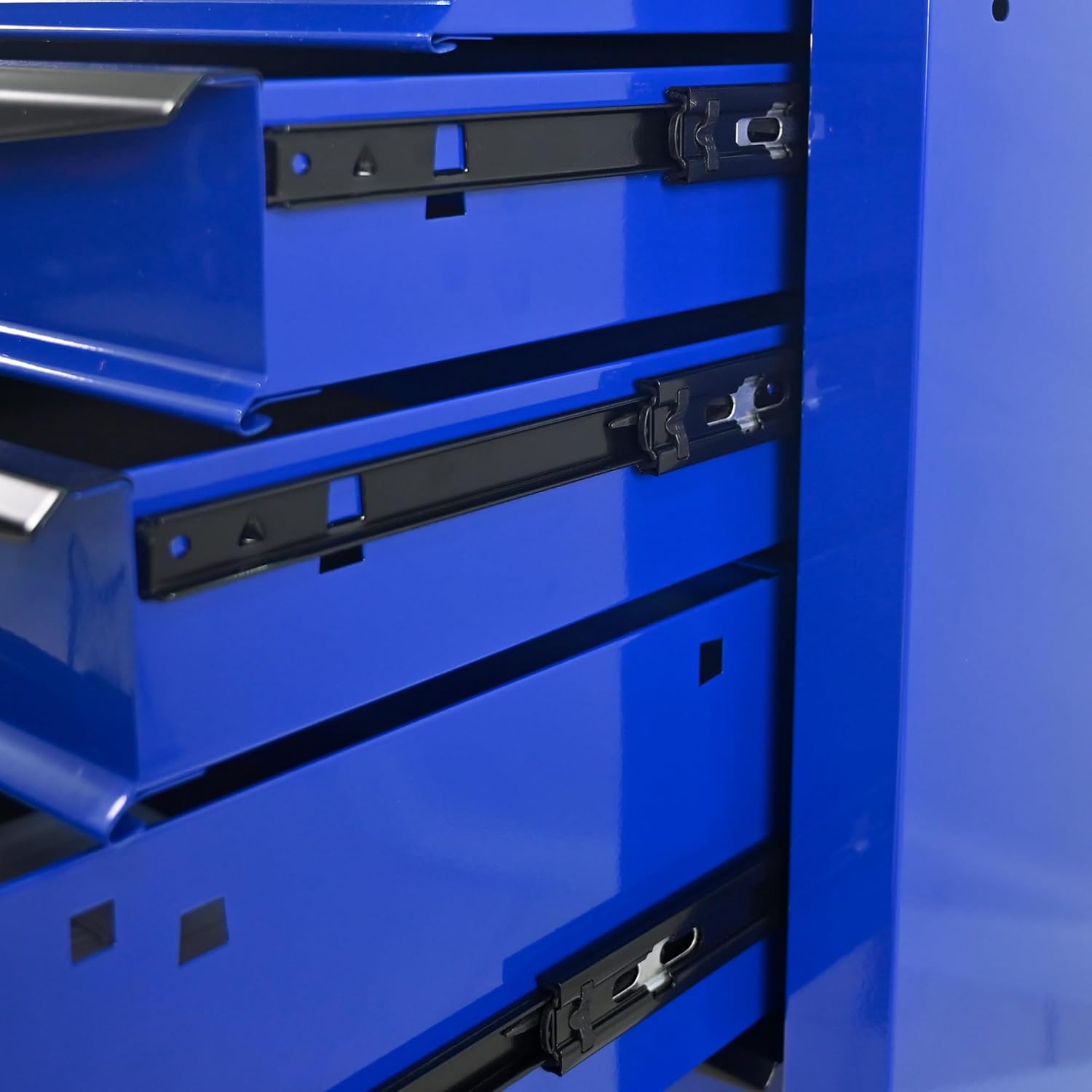 RYH 5 Drawers Rolling Tool Chest - 13" D x 20.9" W x 30.5" H Heavy Duty Mobile Tool Cart with Locking Wheels & Ball Bearing Drawers, Garage Tool Storage Cabinet (Blue, 5 Drawers)