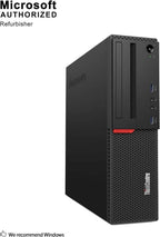 Lenovo ThinkCentre M700 SFF Business Desktop PC, M700 Computer Core 6th Gen, 8GB RAM, 256GB SSD, WiFi, Bluetooth, RGB Keyboard Windows 11 Pro (Renewed)