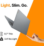 Lenovo IdeaPad Slim 3i 15.6" FHD Laptop • Microsoft Office 365 • 1.1TB Storage • LPDDR5 • Intel 4 Cores • 128GB SSD and 1TB Cloud • WiFi 6 • Military-Grade • Windows 11 no Mouse • Essential Laptop