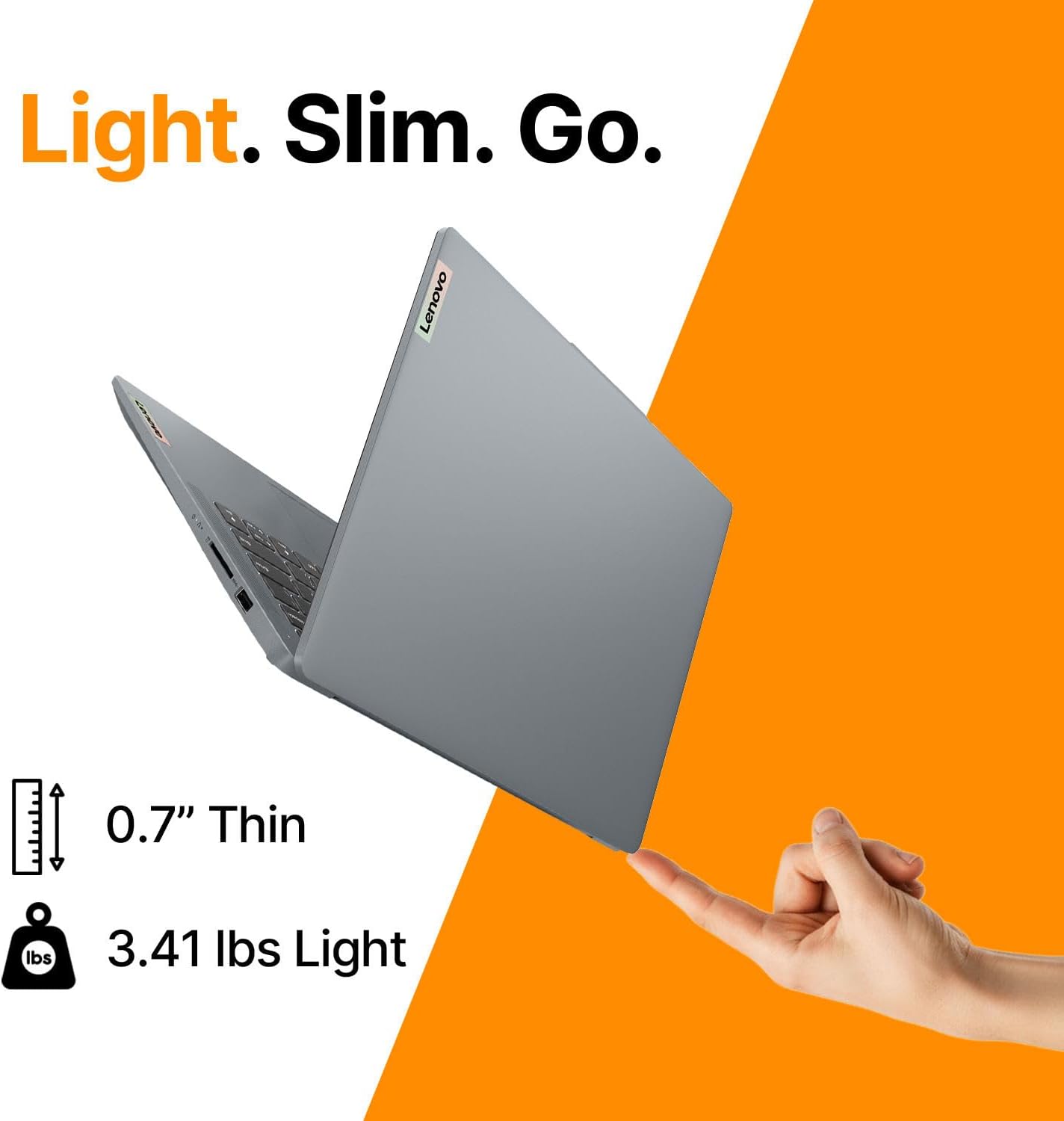 Lenovo IdeaPad Slim 3i 15.6" FHD Laptop • Microsoft Office 365 • 1.1TB Storage • LPDDR5 • Intel 4 Cores • 128GB SSD and 1TB Cloud • WiFi 6 • Military-Grade • Windows 11 no Mouse • Essential Laptop