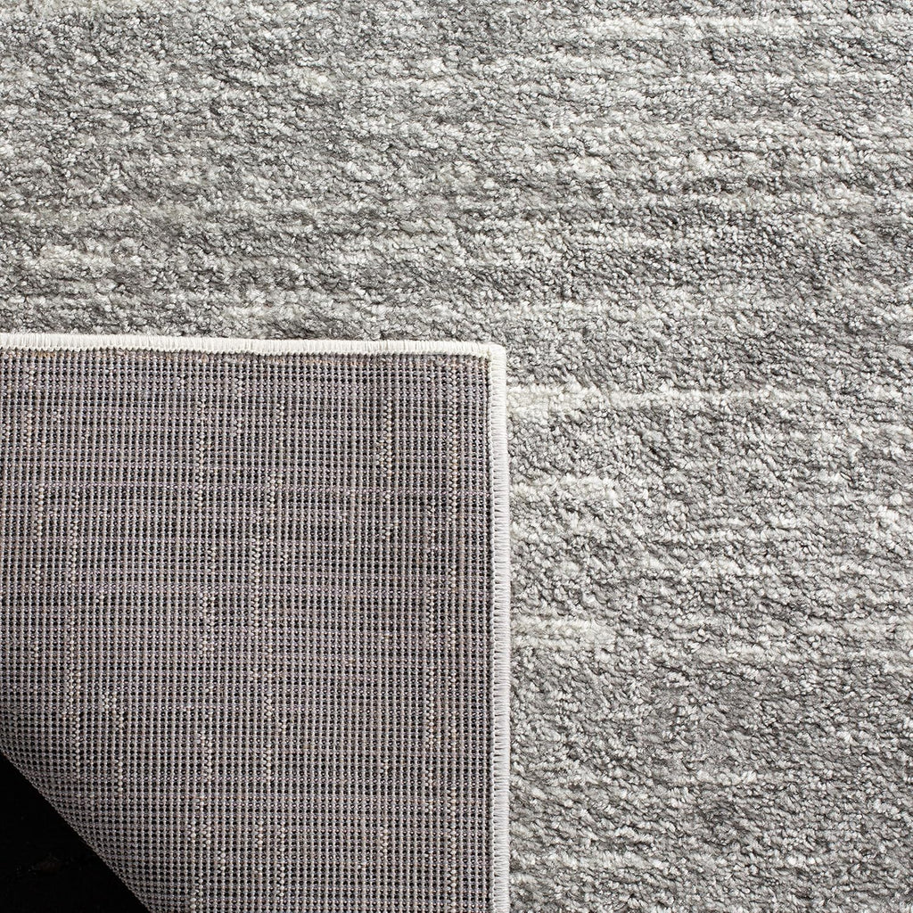 SAFAVIEH Adirondack Collection Area Rug - 12' Square, Ivory & Silver, Modern Ombre Design, Non Shedding & Easy to Clean, Ideal for Living Room, Bedroom, Office, Dining Space (ADR113B)
