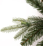 Naomi Home 7.5ft Christmas Tree with Lights, Realistic Fir Christmas Tree Prelit with 1746 Branch Tips, 550 Warm Lights and Metal Stand, Aritificial Tree, Árbol De Navidad