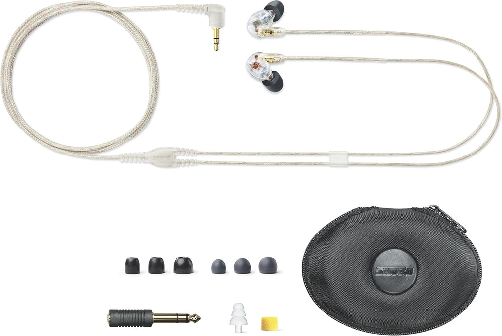 Shure SE425 PRO Wired Earbuds - Professional Sound Isolating Earphones with Detailed Sound  Dual-Driver Hybrid  Secure in-Ear Fit  Detachable Cable  Durable Quality  Clear