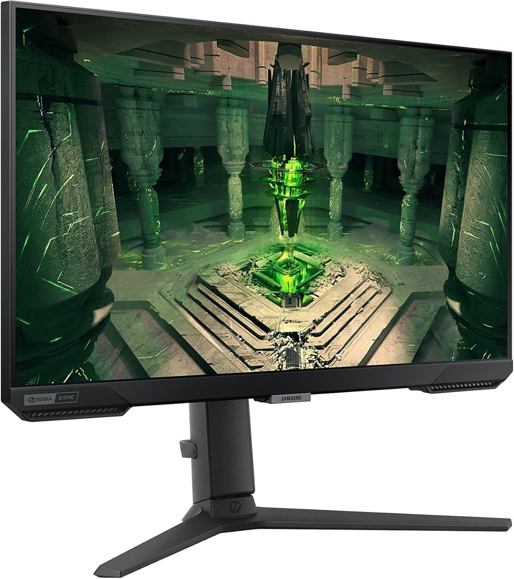 SAMSUNG 25" Odyssey G4 Series FHD Gaming Monitor  IPS  240Hz  1ms  G-Sync Compatible  AMD FreeSync Premium  HDR10  Ultrawide Game View  DisplayPort  HDMI  Fully Adjustable Stand  LS25BG402ENXGO