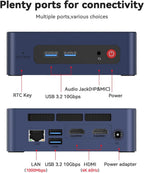 Beelink SER3 Mini PC  AMD Ryzen 3 3200U(14nm  2C/4T) up to 3.5GHz  Mini Gaming Computer 16GB DDR4 RAM 500GB PCIE3.0 X4 SSD  Micro PC 4K@60Hz Dual Display  Mini Computer WiFi6/BT5.2/HTPC/W-11 Pro
