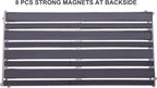 Magnetic Tool Holder & Pad, Mechanic Tool Tray, Magnetic Parts Mat, Automotive Organizer for Screws, Bolts, Wrench and Socket, Super Strong Magnets Stay Vertical, Horizontal and Upside Down (Set of 4)
