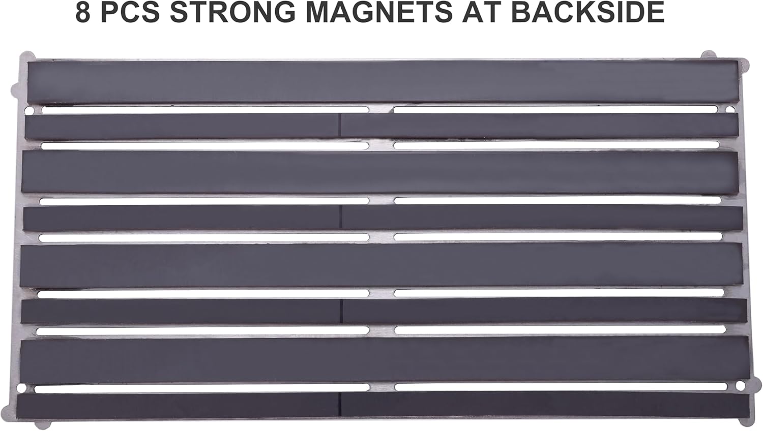 Magnetic Tool Holder & Pad, Mechanic Tool Tray, Magnetic Parts Mat, Automotive Organizer for Screws, Bolts, Wrench and Socket, Super Strong Magnets Stay Vertical, Horizontal and Upside Down (Set of 4)