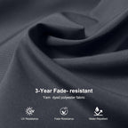 PURPLE LEAF 10' × 13' Patio Umbrella White Cantilever Umbrella Aluminum Square Outdoor Offset Umbrella Hanging Windproof with 360° Rotation for Garden Deck Pool, Light Grey