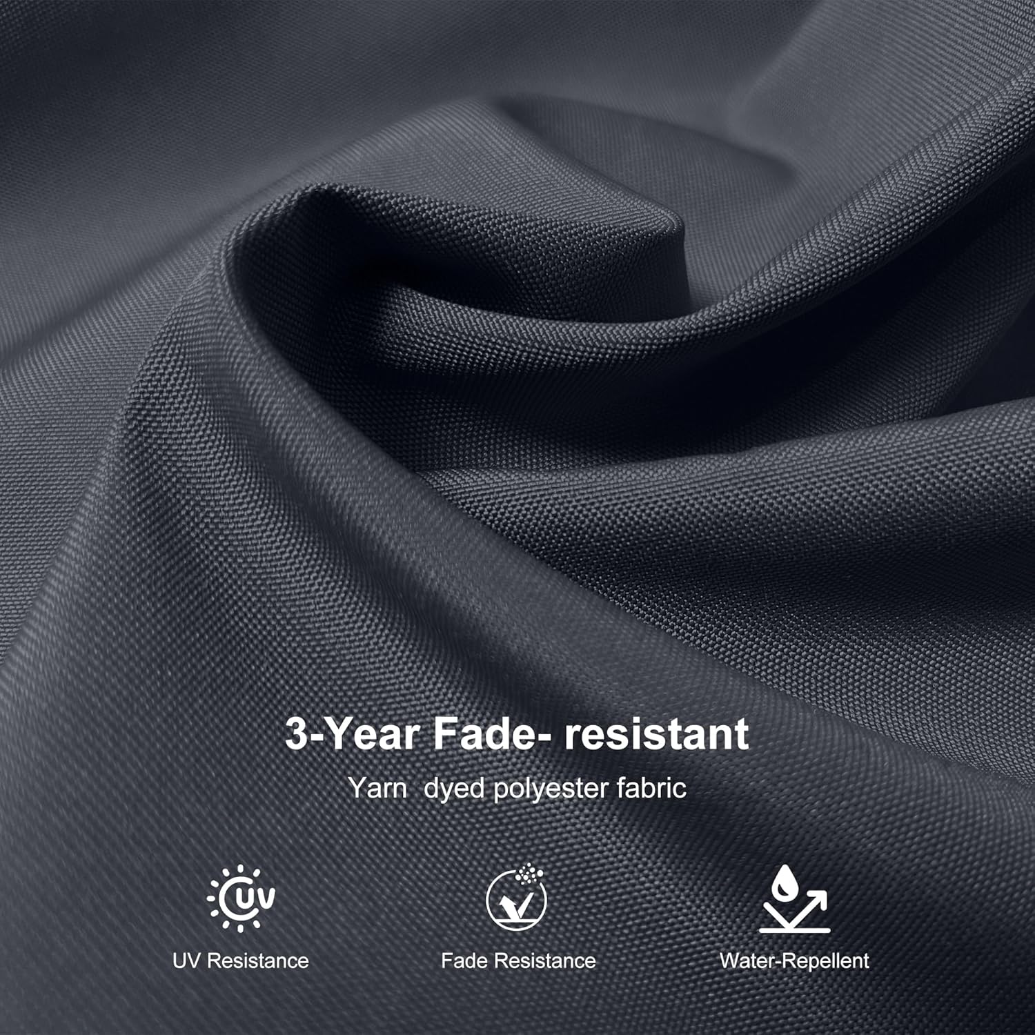 PURPLE LEAF 10' × 13' Patio Umbrella White Cantilever Umbrella Aluminum Square Outdoor Offset Umbrella Hanging Windproof with 360° Rotation for Garden Deck Pool, Light Grey