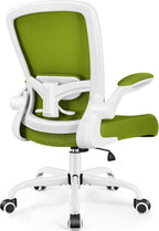 FelixKing Office Chair, Ergonomic Desk Chair Breathable Mesh Chairs Adjustable High Back Lumbar Support Flip-up Armrests, Executive Rolling Swivel Comfy Computer Chairs Home Office Avocado Green