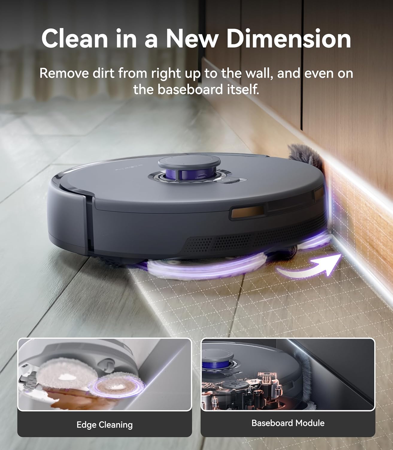 NARWAL Freo Z Ultra Robot Vacuum and Mop Combo and Floating Brush