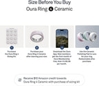 Oura Ring 4 Ceramic Petal - Size 8 - Size Before You Buy