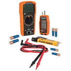 Klein Tools 80101 Circuit Breaker Finder Kit, GFCI Outlet and Receptacle Tester Kit, Multimeter, NCVT, Outlet Tester, Leads, 4-Piece