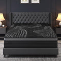 Queen Mattress, 12 Inch Hybrid Mattresses, Medium-Firm Feel with Pocket Springs & Cooling Gel Memory Foam, CertiPUR-US Certified for Enhanced Support, Cooling & Motion Isolation