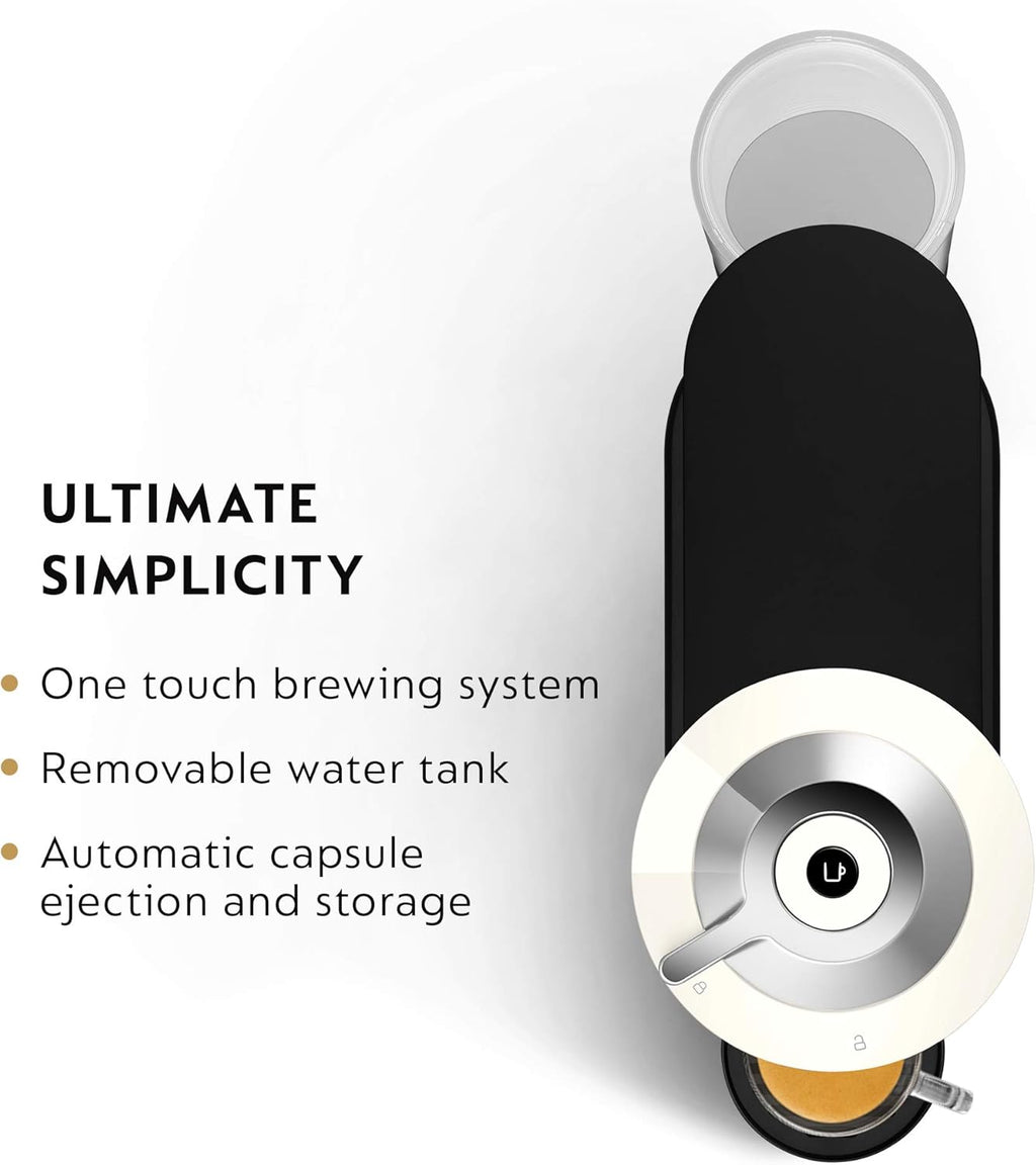 Nespresso Vertuo Next Coffee and Espresso Machine by De'Longhi, White, Compact, One Touch to Brew, Single-Serve Coffee Maker and Espresso Machine