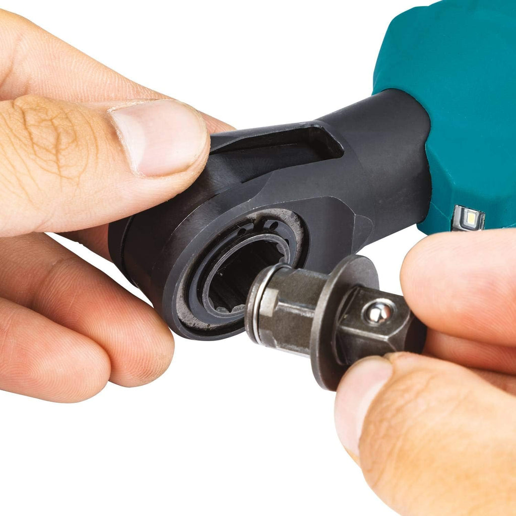 Makita XRW01Z-R 18V LXT Brushed Lithium-Ion 3/8 in. / 1/4 in. Square Drive Cordless Ratchet (Tool Only) (Renewed)