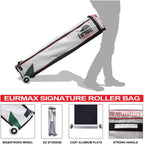 Eurmax USA 10'x20' Pop Up Canopy Tent Commercial Instant Canopies with Heavy Duty Roller Bag Bonus 6 Sand Weights Bags (Black)
