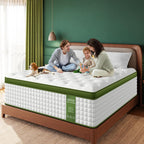 BedStory Extra Firm King Mattress 14 Inch, Hotel Collection Hybrid Mattresses with Zoned Lumbar Support, Extra Back & Hip Support, CertiPUR-US, Fiberglass-Free, 365-Night Trial