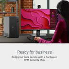 Dell Tower Desktop ECT1250 - Intel Core Ultra 7-265 Processor  UHD Graphics  32GB Memory  1TB M.2 SSD  3.0 SD Card Reader  Wired Keyboard and Mouse  Windows 11 Home  Basic Onsite Service