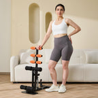 Deep Squat Machine, Adjustable Glutes Trainer Machine, Core & Abs for Low Impact Lower Body Workouts, Home Gym Push-Up Exercises, Easy to Assemble, 350Lbs Weight Capacity