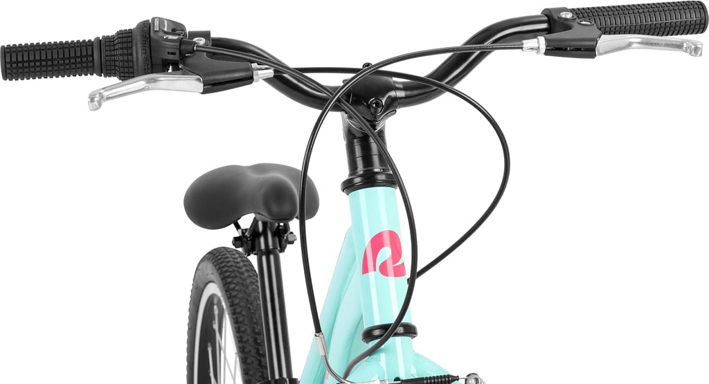Retrospec Dart 20 & 24 Inch Kids Bike - 7-Speed Hybrid Bicycle for Ages 6-11 with 29in All-Season Tires & Shock Absorption - Adjustable Height Youth Bike with V-Brakes & Smooth Gear Shifting