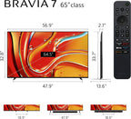 Sony 65 Inch Mini LED QLED 4K Ultra HD TV BRAVIA 7 Smart Google TV with Dolby Vision HDR and Exclusive Features for PlayStation®5 (K-65XR70)