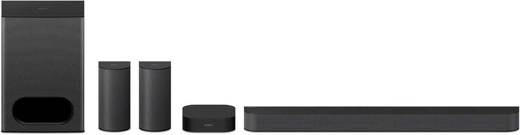 Sony BRAVIA Theater System 6  5.1ch Home Theater System Sound bar with subwoofer and Rear Speakers  Surround Sound by Dolby Atmos/DTS:X Compatible HT-S60
