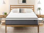 ZINUS 12 Inch True Support Hybrid Mattress New Version, Queen, Fiberglass Free, Medium Feel, Motion Isolation, Certified Safe Foams & Fabric, Mattress in A Box