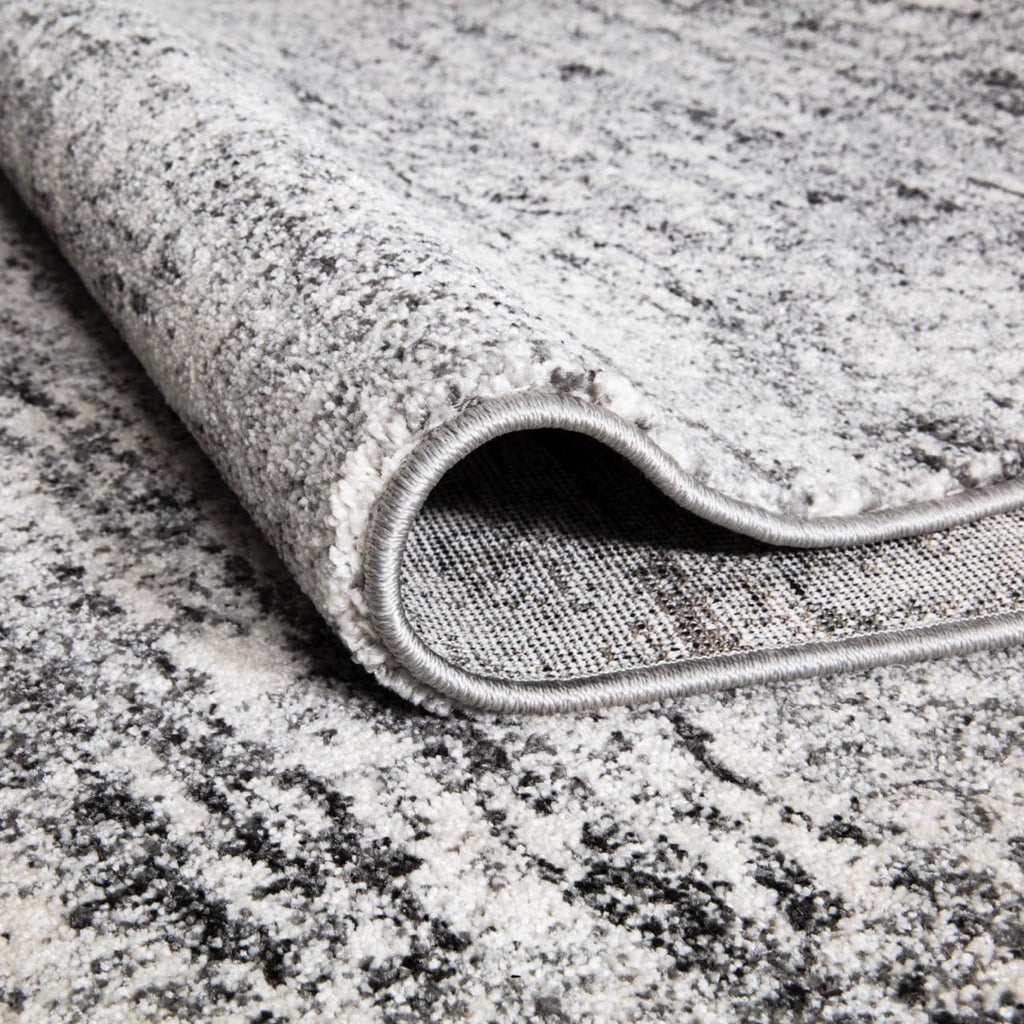 Keen Home Design Area Rugs - 9x12 Non-Shedding, Abstract Rugs for Kitchen, Living Room, Bedroom, Dining Room, Entryway - Size: 9'2" x 11'11", Abstract Cream/Grey