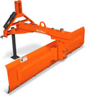 72" 6-Way Adjustable Tractor Rear Blade 3-Point Hitch Attachment- 25.6" Offset & ±45° Angle  Cat.1 20-45HP  RB72S