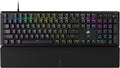 CORSAIR K70 CORE RGB Mechanical Wired Gaming Keyboard with Palmrest – Pre-Lubed MLX Red Linear Switches, SOCD, ABS Double-Shot Keycaps, Sound Dampening, Media Control Dial, QWERTY NA – Black