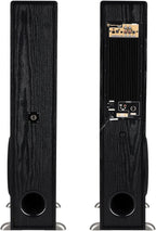 Rockville TM80B Powered Home Theater Tower Speaker System  Black  800W  8" Subwoofers  Bluetooth  USB/SD Playback  FM Radio  Remote Control  Karaoke Ready  Perfect for Home Entertainment