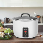 Aroma Housewares 60-Cup (Cooked) (30-Cup UNCOOKED) Commercial Rice Cooker (ARC-1033E),White