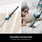 Shark HZ700 Ultralight PetPro Corded Stick Vacuum with PowerFins HairPro Odor Neutralizer Technology, Crevice & Upholstery Tool, Blue Iris (Renewed)