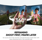 Insta360 X4 Air Starter Bundle - Lightweight 165g 8K 360 Camera  Invisible Selfie Stick  Replaceable Lenses  Shoot First & Frame Later  Built-in Wind Guard  FlowState Stabilization  AI-Powered App