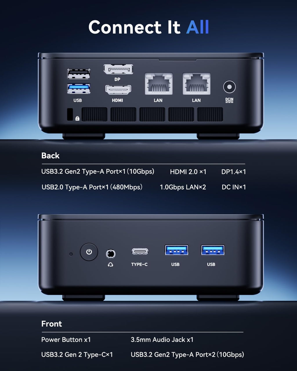 KAMRUI E3 Mini PC  W-11 Pro Ryzen 3500U Mini Computers (Beat N150/N97  up to 3.7GHz)  Mini Desktop Computer 16GB RAM 512GB SSD  Desktop PC Support 4K TYPE-C+HDMI+DP with Dual WiFi Business Home Office