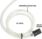 OEMTOOLS 24444 Coolant Vacuum Refill Kit, Coolant Pressure Tester Kit, 70–110 PSI Working Pressure, 5 Bushings, 1 Tapered Cone Adapter, Vacuum Leak Detector, Pressure Tester for Coolant System