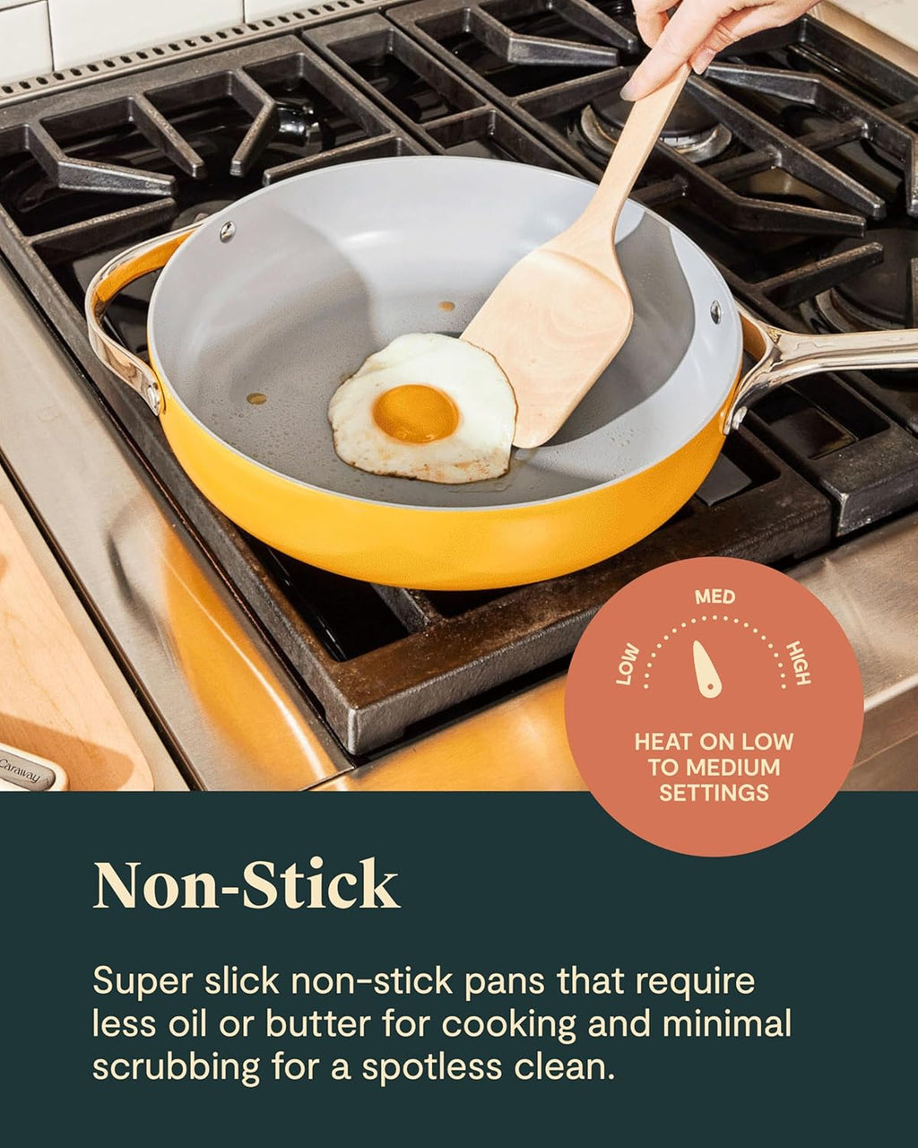 Caraway Non-stick Ceramic Cookware Set (12 Piece) Pots, Pans, Lids and Kitchen Storage - PFAS & PFOA Free - Oven Safe Pan Set & Compatible with All Stovetops - Sage