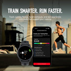 COROS PACE 4 Ultralight Sport GPS Watch  1.2" AMOLED Touchscreen 19 days of daily use  Voice Features  Advanced Training Tools  GPS  Heart Rate Monitor  Navigation  Run  Bike  and Ski - Black Silicone