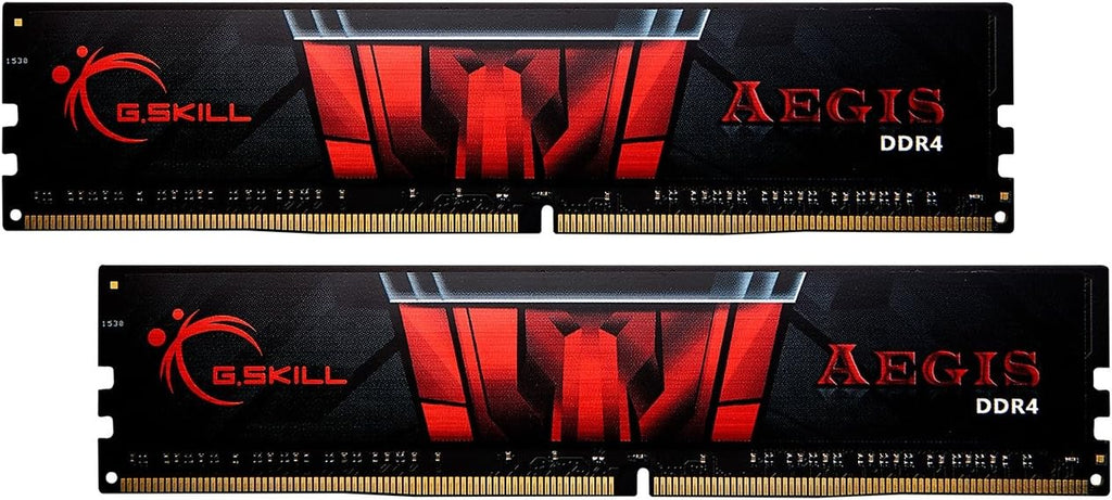 G.SKILL AEGIS Series DDR4 RAM (XMP) 16GB (2x8GB) 3000MT/s CL16-18-18-38 1.35V Intel AMD Desktop Computer Memory U-DIMM (F4-3000C16D-16GISB)