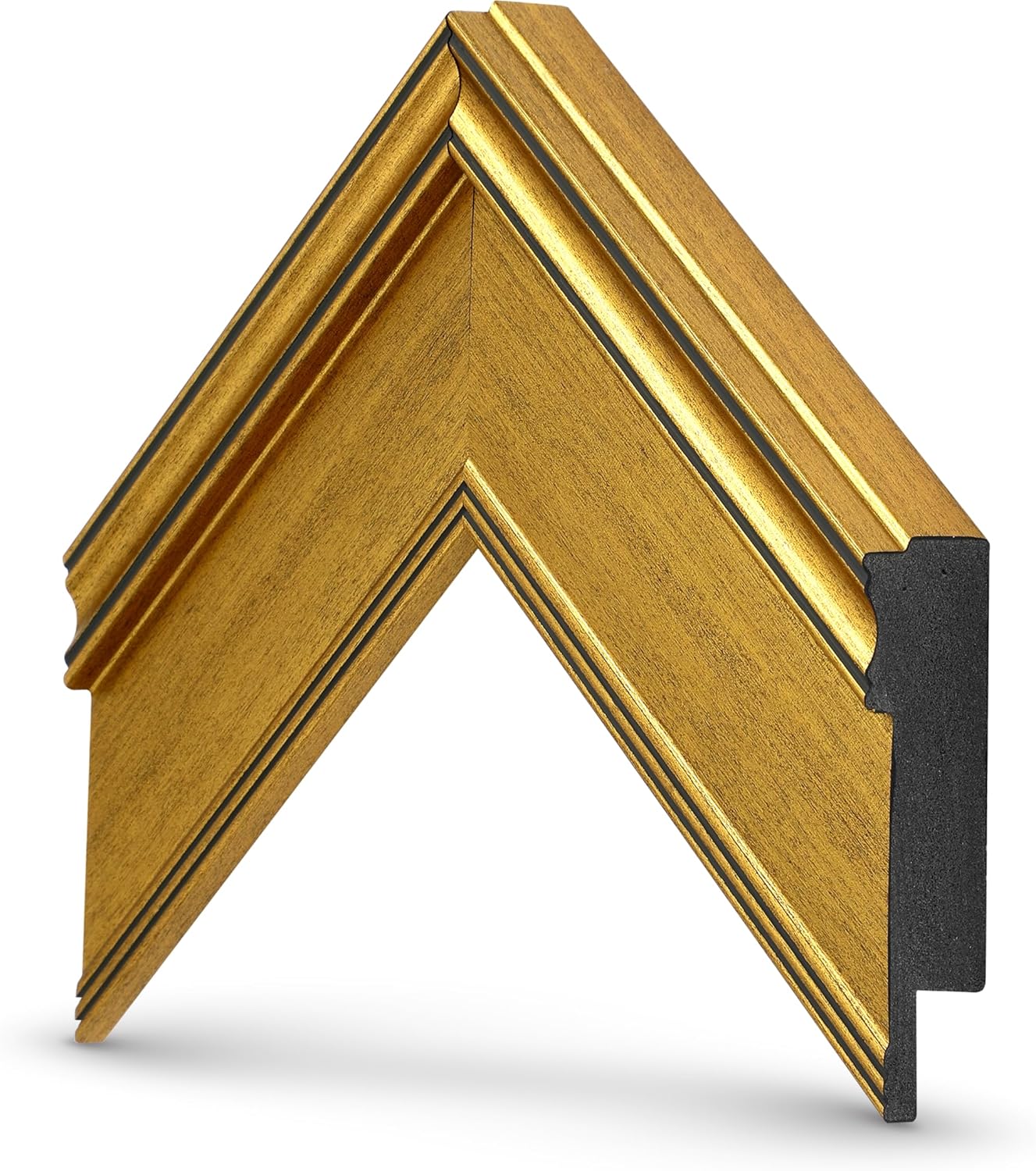 Antique Gold 65" Premiere Deco TV Frame - Compatible ONLY with Samsung The Frame TV and Pro TVs (Fits 2021-2026  LS03A  LS03B LS03C LS03D LS03FA LS03FW)