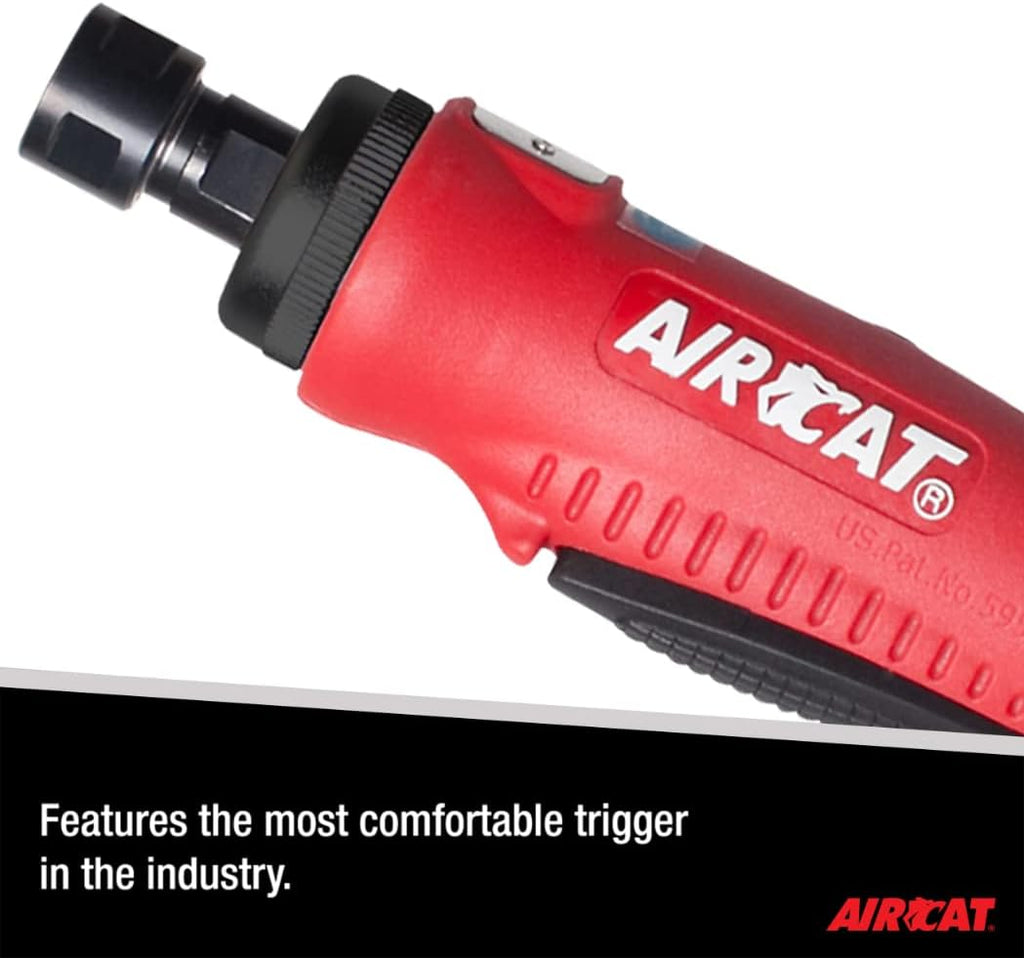 AIRCAT Pneumatic Tools 6200: .4 HP Mini Straight Die Grinder 20,000 RPM