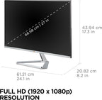 ViewSonic VX2776-SMHD 27 Inch 1080p IPS Monitor with FreeSync  Ultra-Thin Bezels  HDMI and DisplayPort