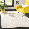 SAFAVIEH Vermont Collection X-Large Area Rug - 12' x 15', Ivory, Handmade Wool & Cotton, Ideal for High Traffic Areas in Living Room, Bedroom (VRM102A)