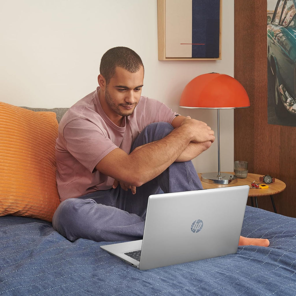HP 17.3“ Touch | Touchscreen Laptop with Office 365 for The Web  AMD Ryzen 5 7430U (6 Cores  12 Threads  Upto 4.3GHz  Beats Core i7-1355U)  16GB RAM  512GB SSD Storage  10 Key Number Pad  No Mouse